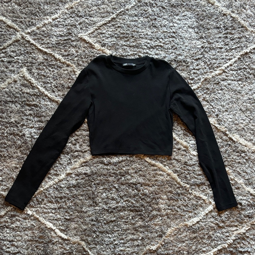 Zara cropped long sleeve